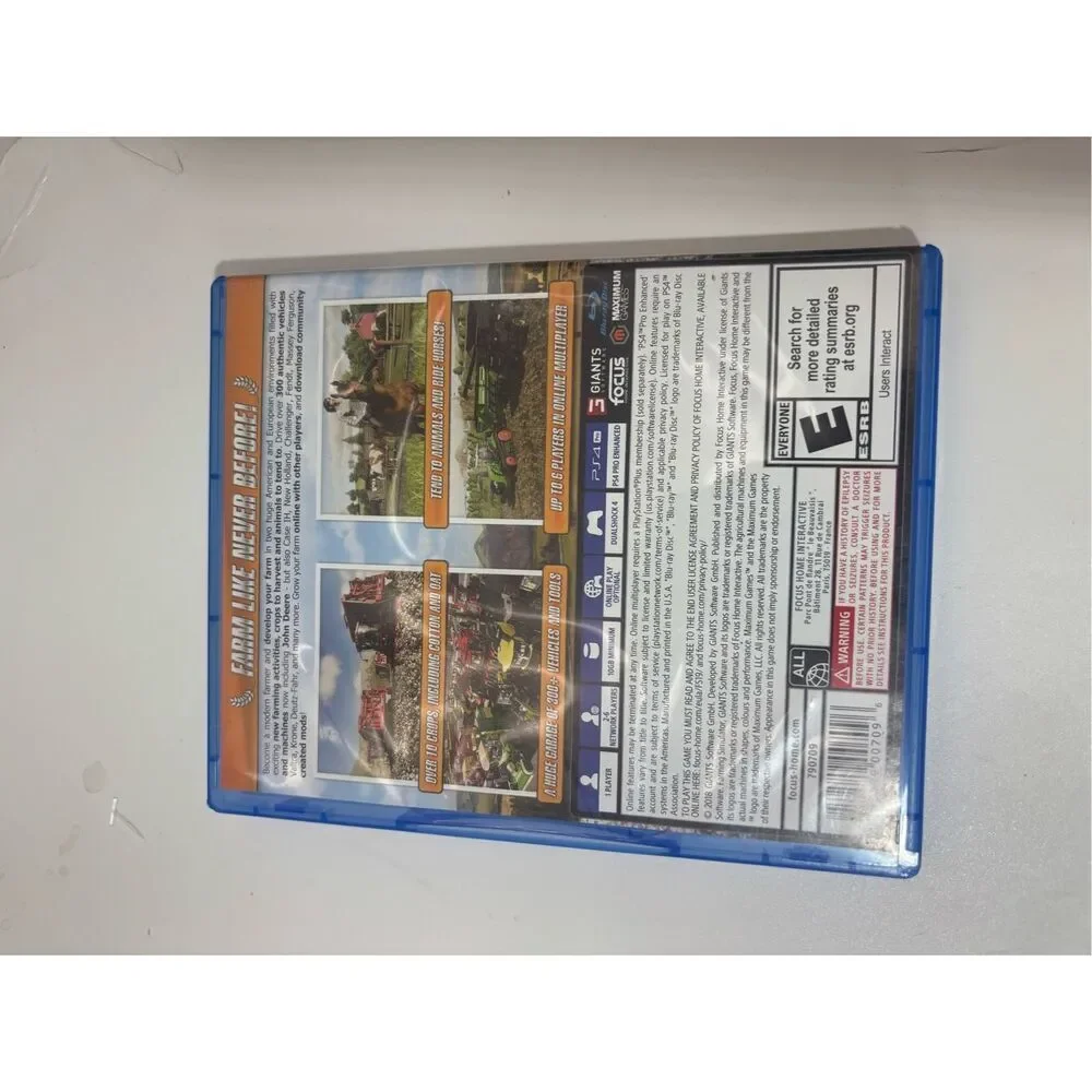 Farming Simulator 19 PS4 Game with Case and Disc Complete